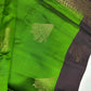 Green Pure Soft Silk  Handloom Saree - 