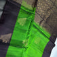 Green Pure Soft Silk  Handloom Saree - 