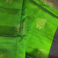 Green Pure Soft Silk  Handloom Saree - 
