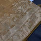 Gold Brown Crepe Designer Banarsi Saree - 