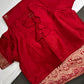 Red Banarsi Saree - 