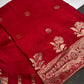 Red Banarsi Saree - 