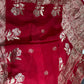 Red Banarsi Saree - 