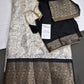 Kalamkari Cotton Silk Black Cream Floral Print Saree with kanchi Border - 