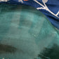 Oraganza Tissue Jamdani Weaving Blue Green Saree - 