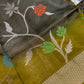 Oraganza Tissue Jamdani Weaving Green Saree - 
