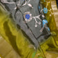 Oraganza Tissue Jamdani Weaving Green Saree - 