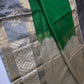 Green Grey Semi Dharmavaram Silk  Saree - 
