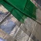 Green Grey Semi Dharmavaram Silk  Saree - 