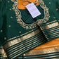 Yellow Green Pure Mysore Silk Light Weight Saree - 