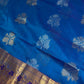 Pure Mangalgiri Blue Pink Saree - 