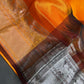Pure Mangalgiri Brown Orange Saree with Stitched Blouse - SR001075