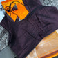 Pure Mangalgiri Brown Orange Saree with Stitched Blouse - SR001075