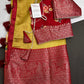 Yellow Green Chanderi Silk Saree with Mangalgiri Border - SR001078