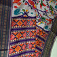 Purple Multicolor Printed Saree with Mangalgiri Border - SR001081