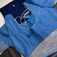 Blue Semi Silk Saree with Stitched Blouse - SR001085