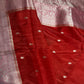 Red Pink Semi Silk Saree with Stitched Blouse - SR001087