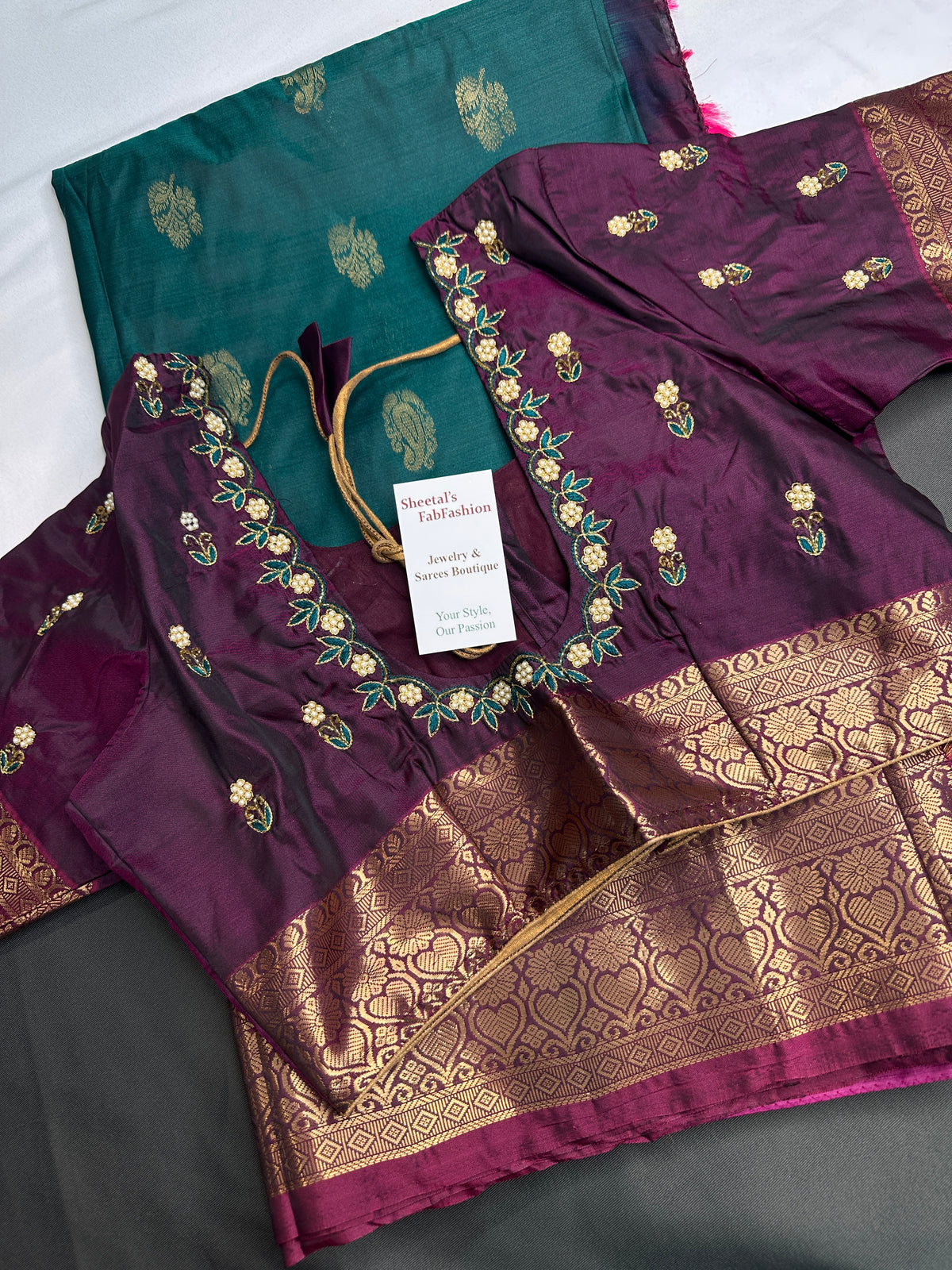 Dharamavaram Pattu Green Magenta Saree - 