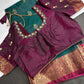 Dharamavaram Pattu Green Magenta Saree - 