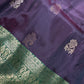 Dharamavaram Pattu Plum Green  Saree - 