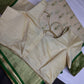 Semi Gadwal Silk Paithani White Red Saree - SR001103