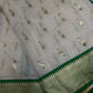 Semi Gadwal Silk Paithani White Red Saree - SR001103