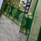 Semi Gadwal Silk Paithani White Red Saree - SR001103