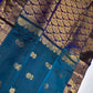 Dharmavaram Pattu Blue Semi Silk Saree - SR001110