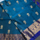 Dharmavaram Pattu Blue Semi Silk Saree - SR001110