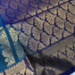 Dharmavaram Pattu Blue Semi Silk Saree - SR001110