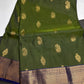 Dharmavaram Pattu Green Blue Semi Silk Saree - SR001111