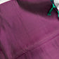Handloom Pure Silk Mark Certified Purple Checked Saree - SR001112