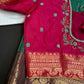 Dharmavaram Pattu Green Pink Semi Silk Saree - SR001115