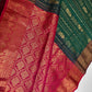 Dharmavaram Pattu Green Pink Semi Silk Saree - SR001115
