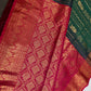 Dharmavaram Pattu Green Pink Semi Silk Saree - SR001115