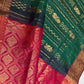 Dharmavaram Pattu Green Pink Semi Silk Saree - SR001115