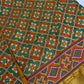 Mustard Green Patola Ikkat Lightweight Silk Saree - SR001118