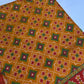 Mustard Orange Patola Ikkat Lightweight Silk Saree - SR001119