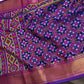 Purple Patola Ikkat Lightweight Silk Saree | SR001124