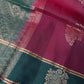 Pure Soft Silk Maroon Green Saree | SR001129