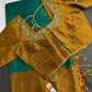 Pure Soft Silk Green Mustard Saree - SR001130