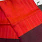 Pure Soft Silk Pinkish Orange Green Saree - SR001131