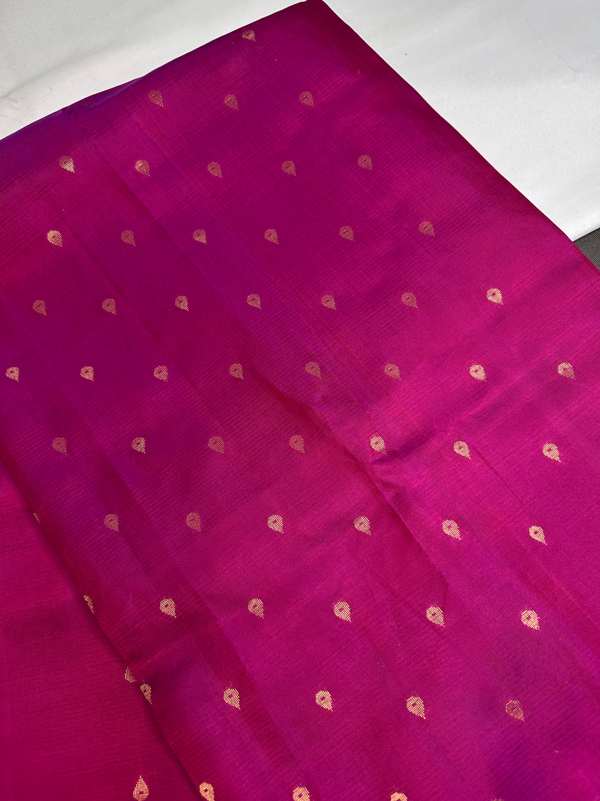 Pure Soft Silk Purple Orange Green Saree - SR001132
