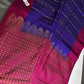Pure Soft Silk Blue Purple Saree - SR001133