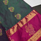 Dharmavaram Pattu Teal Pink Butta Saree - SR001135