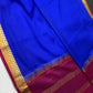 Blue Pure Mysore Silk Lightweight Saree - SR001137