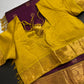 Pure Kuppadam Purple Yellow Saree - SR001138