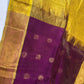 Pure Kuppadam Purple Yellow Saree - SR001138