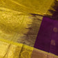 Pure Kuppadam Purple Yellow Saree - SR001138