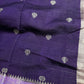 Purple Lightweight Raw Mango Style Silk Saree